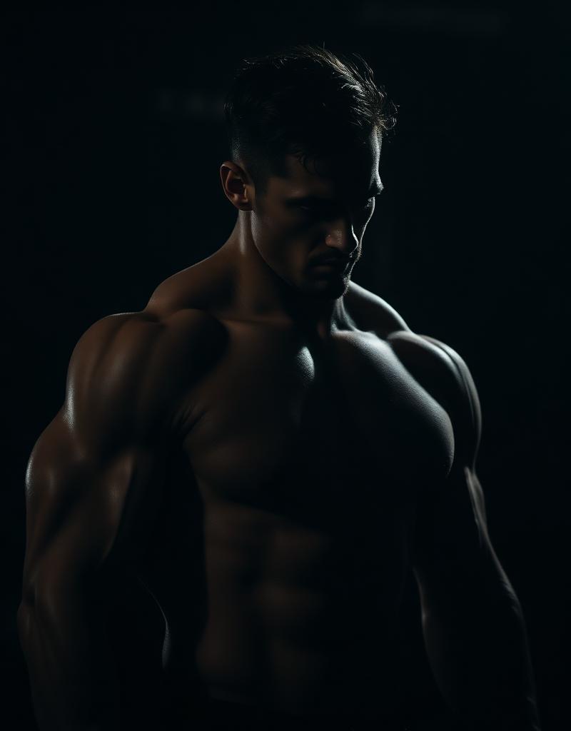 Athletic portrait — gym shoot