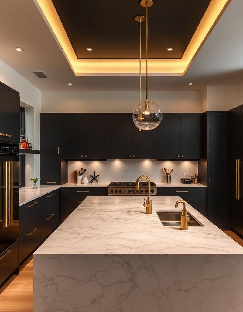 Luxury modern kitchen